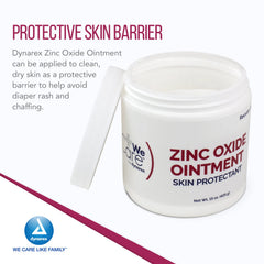 Dynarex Zinc Oxide Ointment on irritated skin to help calm