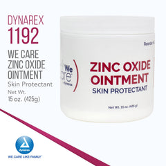 Dynarex Zinc Oxide Ointment spread on skin for soothing relief