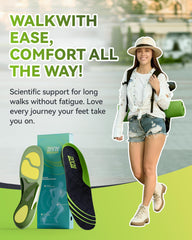 DynWalker all-day-comfort-insole keeps feet cushioned and breathable