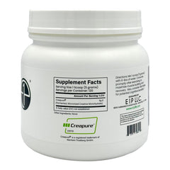 E1P Creapure Creatine Monohydrate powder pouring into a glass of water