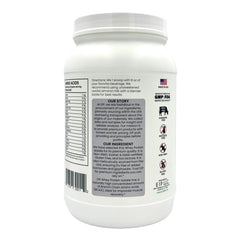 E1P unflavored formula mixes easily in water or milk.