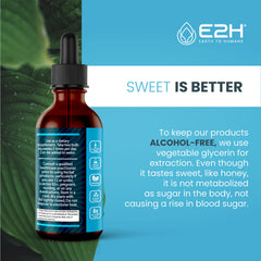 E2H bottle back-label shows dosage and ingredient details.
