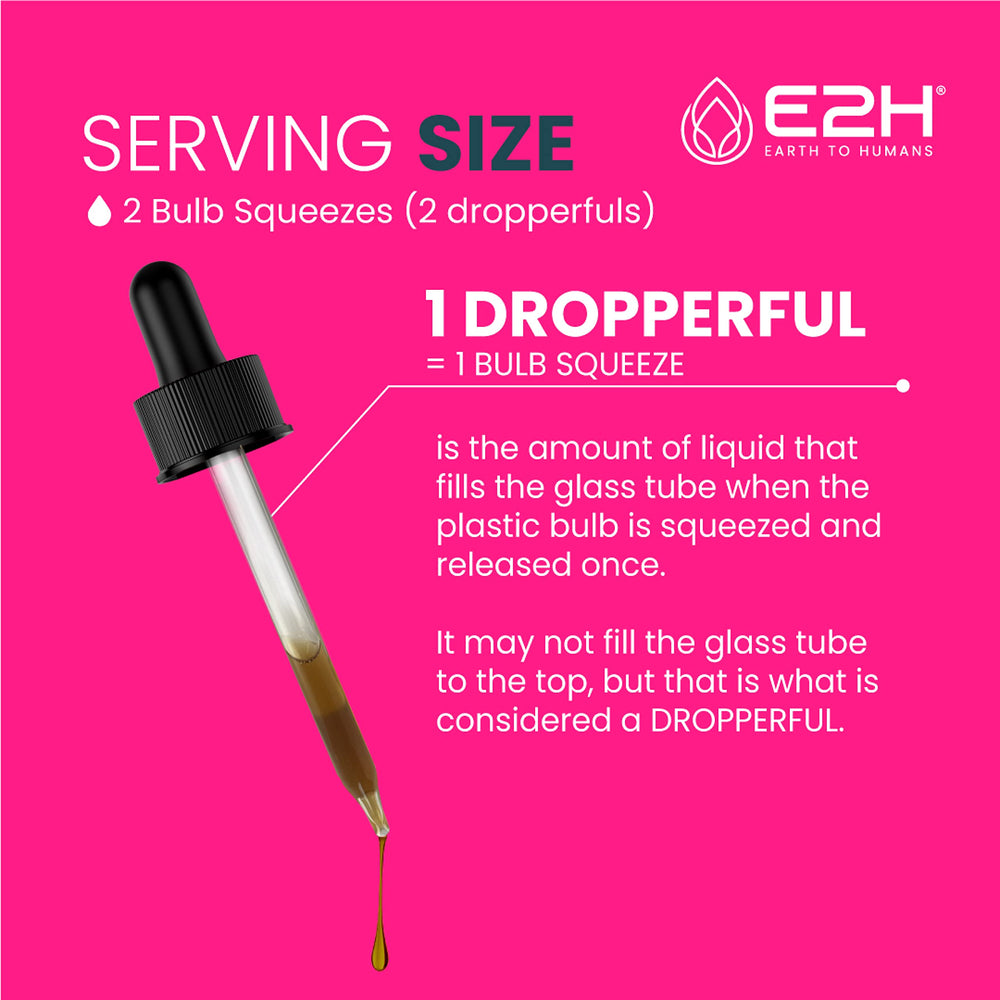 E2H measuring dropper releasing liquid for dosing