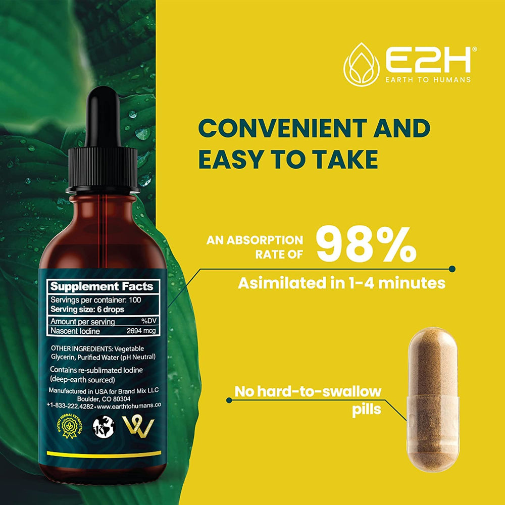 Stirring E2H iodine into a shake for subtle energy lift.