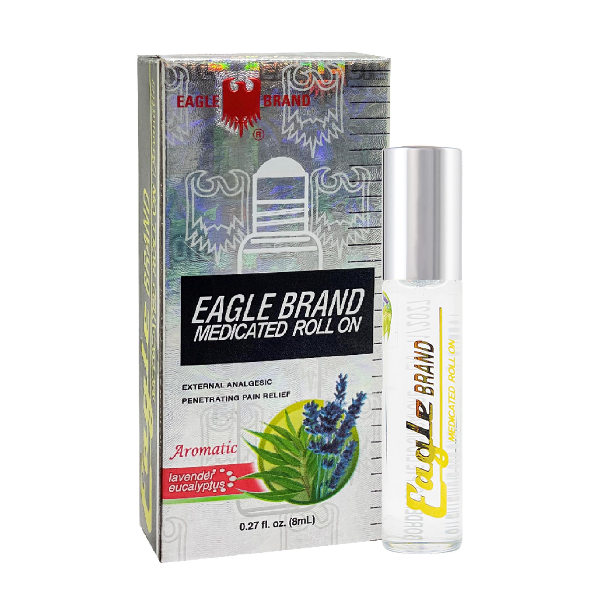 Eagle Brand lavender–eucalyptus roll-on for on-the-go use