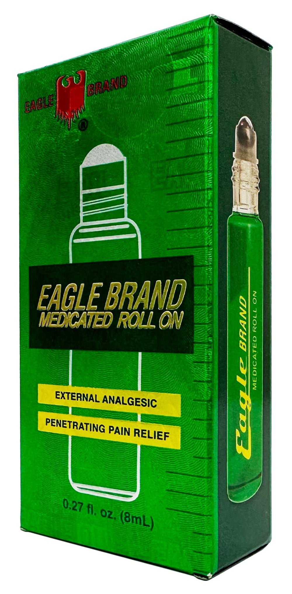 Portable roll-on on-the-go, ideal for muscle and joint ease.