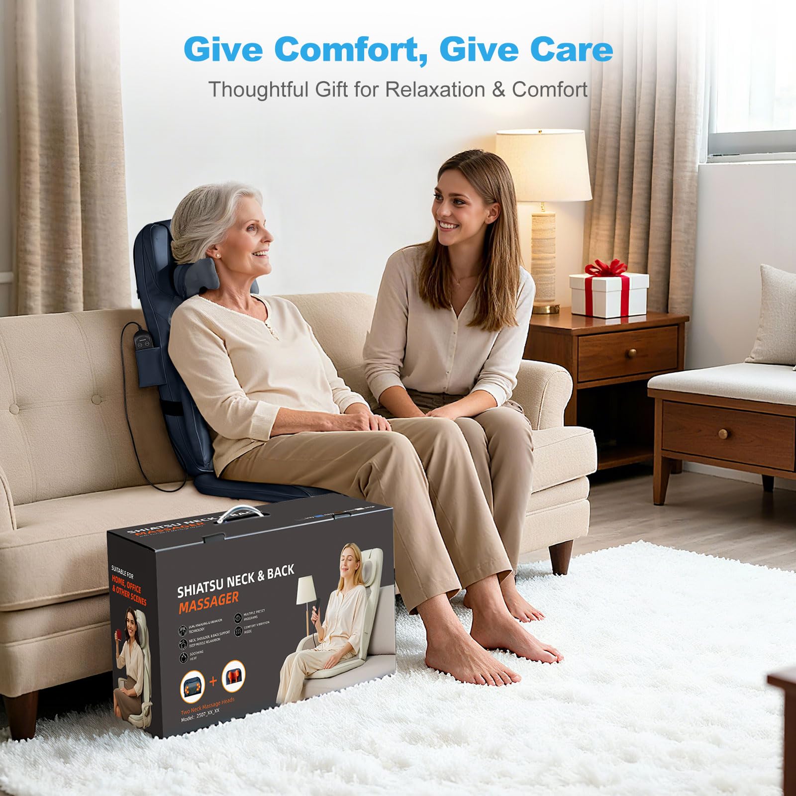 Eagye Shiatsu gift packaging makes a thoughtful present for wellness enthusiasts.