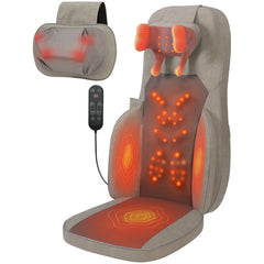 Eagye Shiatsu massager with remote control for easy session customization.