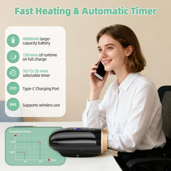Ealken Hand Massager pressure airbags auto-adjust for balanced pressure
