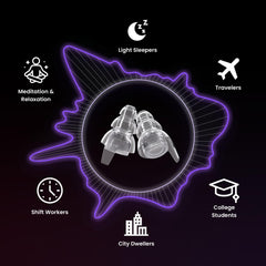 Eargasm All-Nighters nighttime routine support helps improve focus and rest.