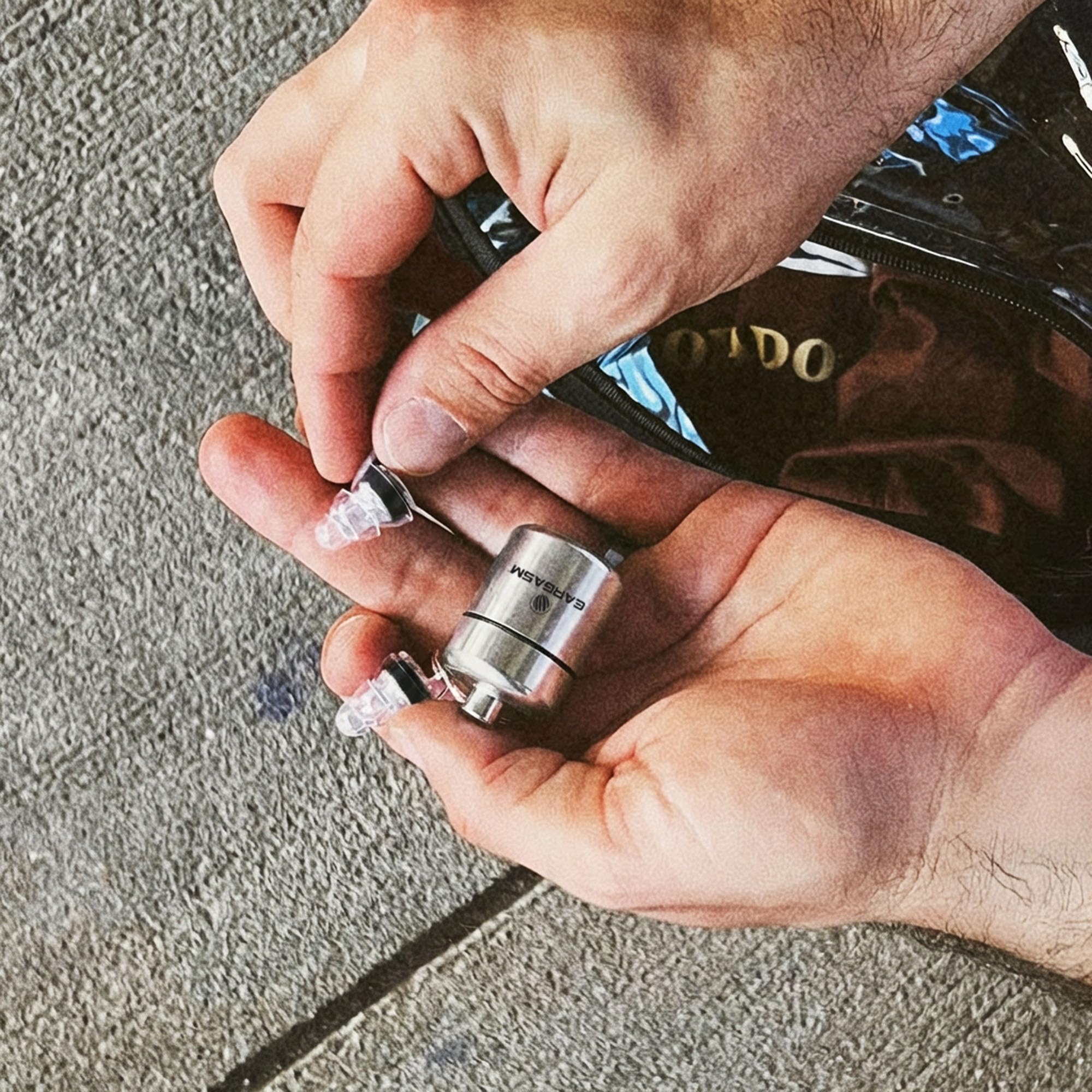 Hypoallergenic silicone tips ensure a comfortable, secure seal for Eargasm Blackout.