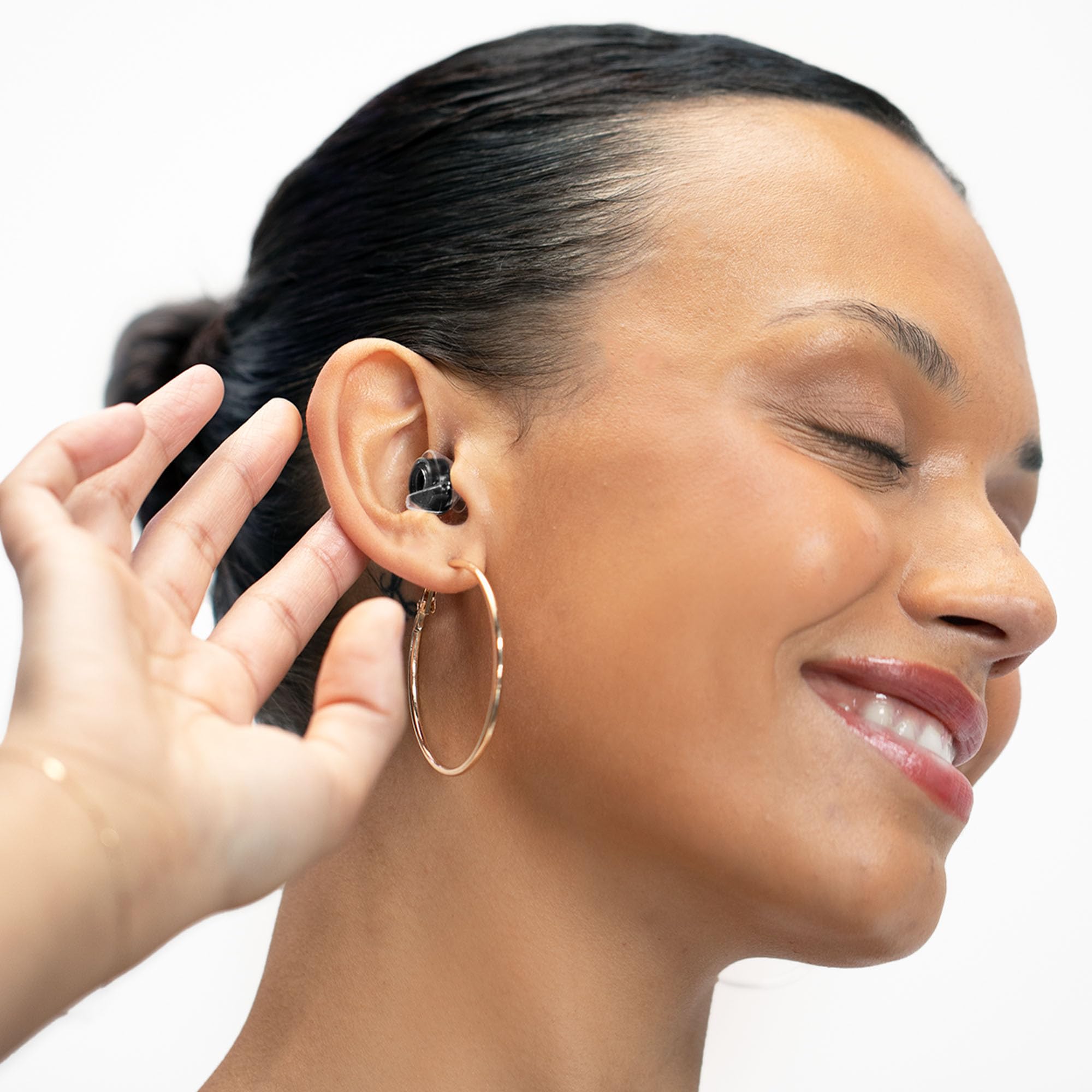 Reusable design delivers reliable performance at concerts, festivals, and sports for Eargasm Blackout.