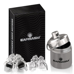 Eargasm small-tip pack with hypoallergenic silicone tips for comfortable fit in tight canals
