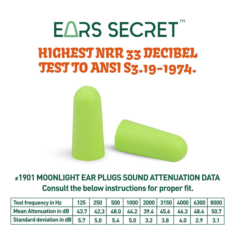 EARS SECRET Little Star plugs for quiet study sessions and focus.