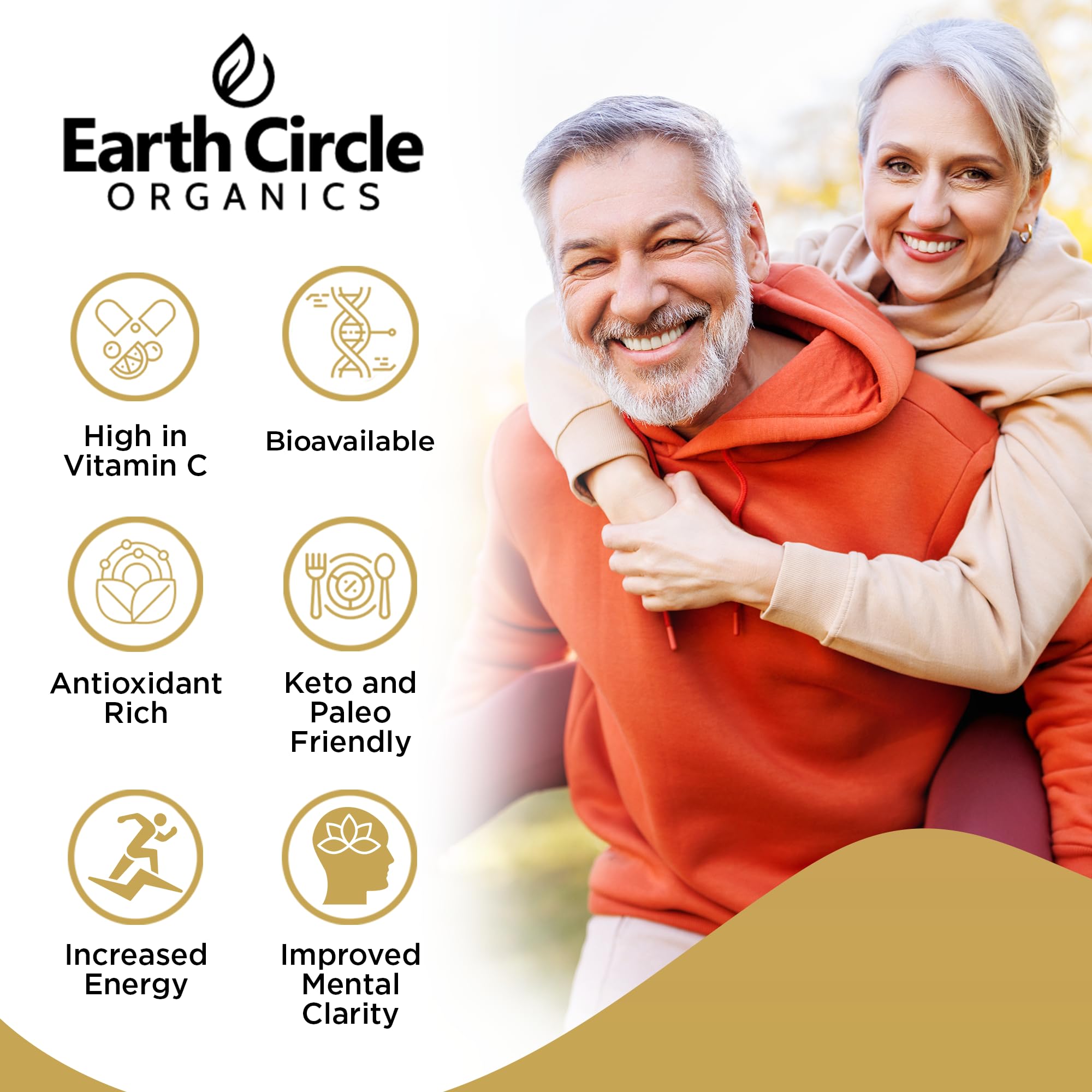 Earth Circle Organics Camu Camu powder packaging ready for pantry storage