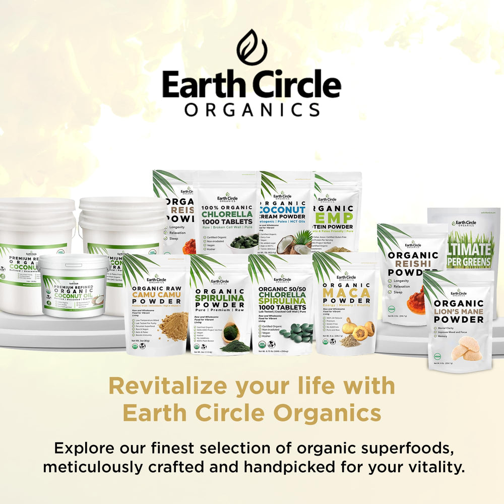 Earth Circle Organics Camu Camu powder stirred into yogurt or dressing