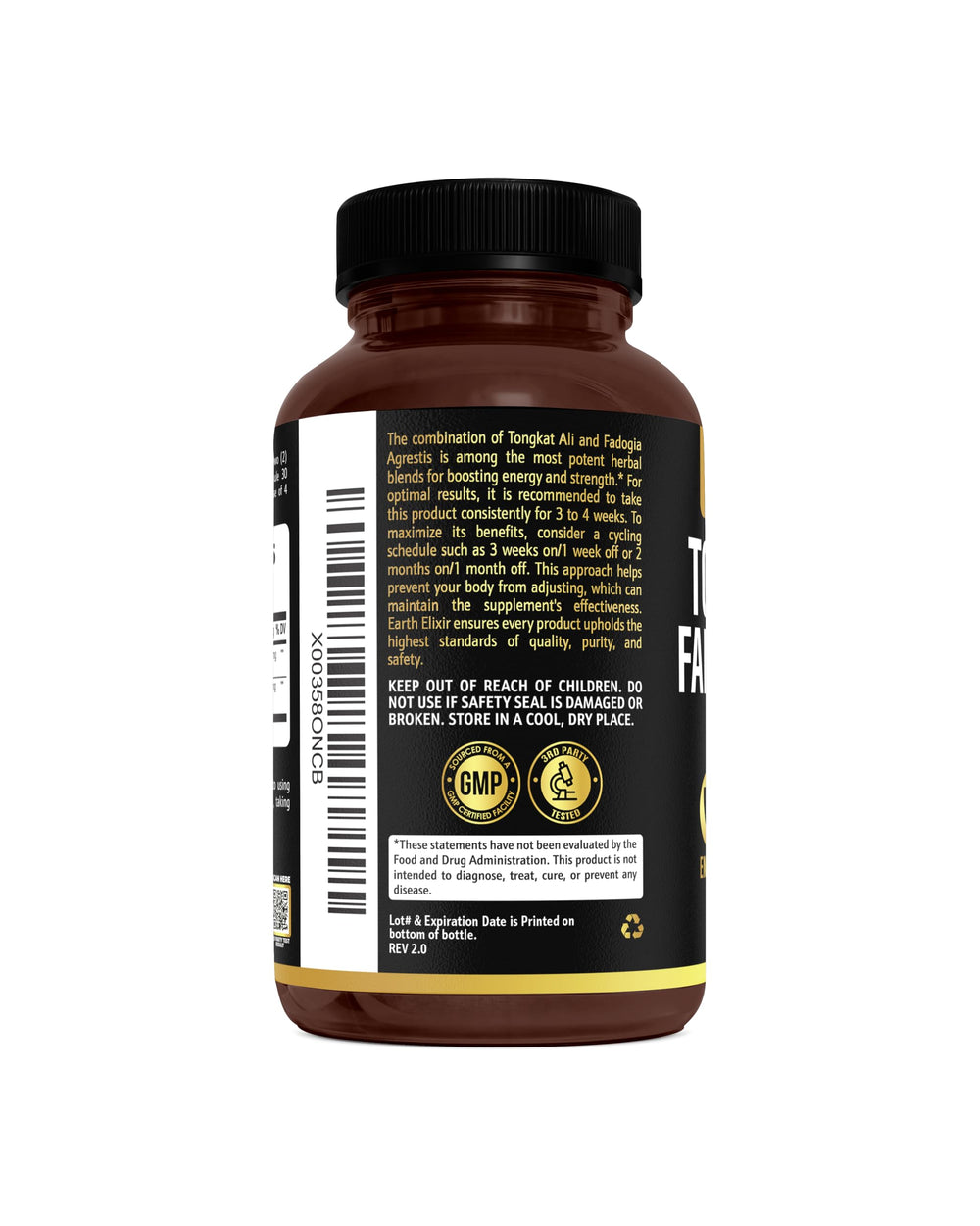 Earth Elixir bottle with clean formula ideal for daily use