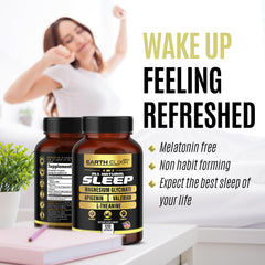 Earth Elixir valerian root capsules emphasize natural sleep comfort.