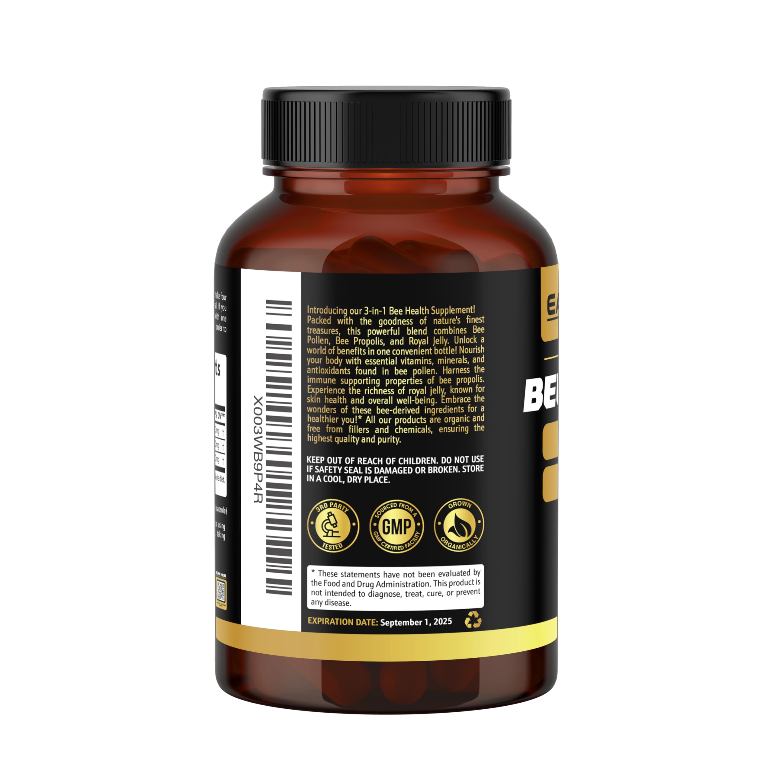 Earth Elixir vitality capsules collection displayed for everyday wellness.