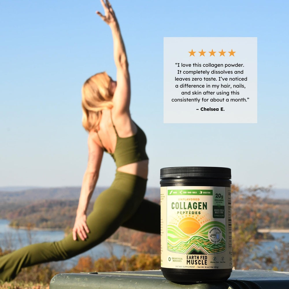 Earth Fed Muscle collagen powder baking-friendly for simple recipes.