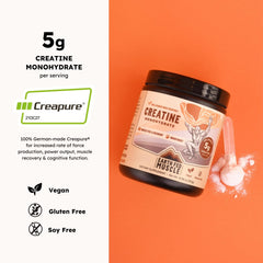 Pouring Transcend creatine powder into a shaker for workouts