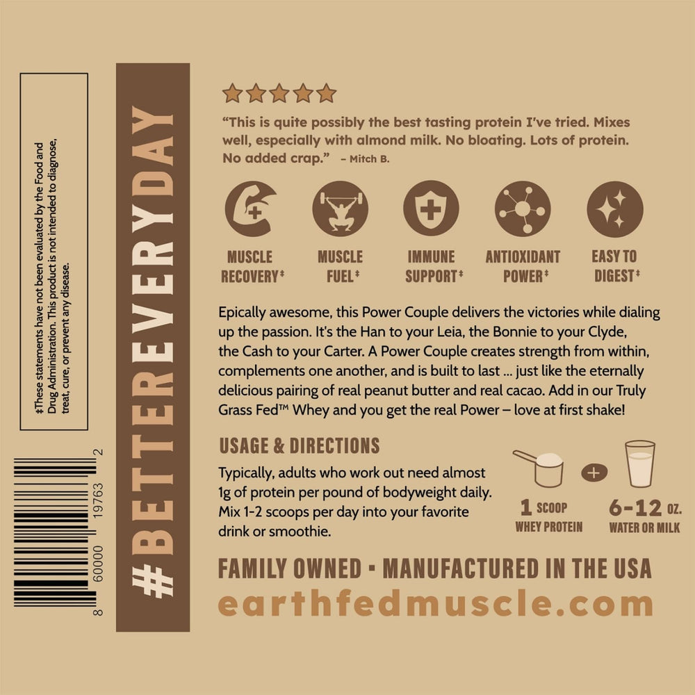 Earth Fed Muscle versatile uses in oats, yogurt, and baked goods.