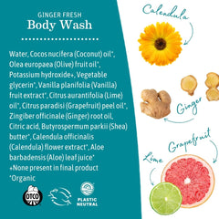 Earth Mama Ginger Fresh Castile liquid for versatile home cleaning