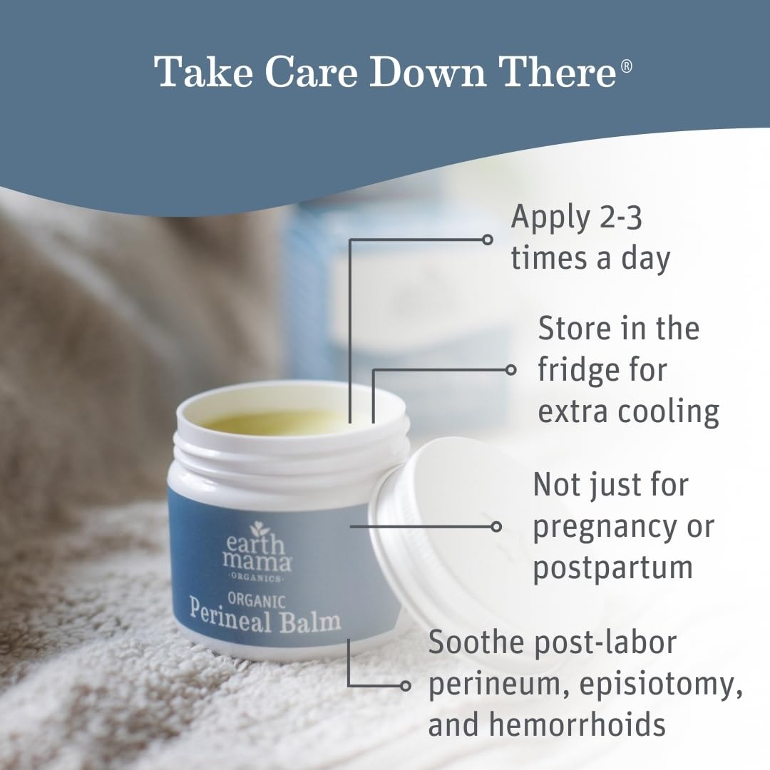Earth Mama postpartum kit packaging with two herbal products