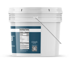 Scoop of Earthborn Elements hemp seed protein ready to blend into shakes