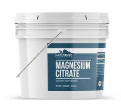 Earthborn Elements magnesium citrate powder texture ideal for mixing into beverages.