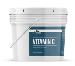 Earthborn Elements Vitamin C powder dissolving in liquid, highlighting easy mixing for skincare