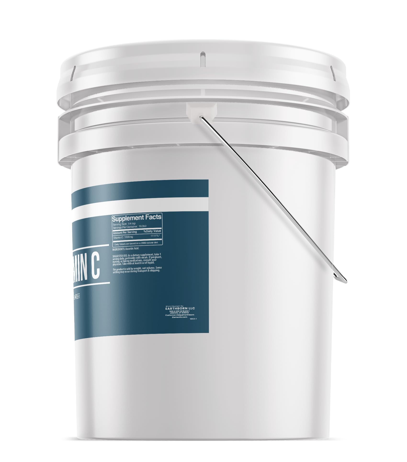 Earthborn Elements Vitamin C powder dissolving in lotion for skincare use.