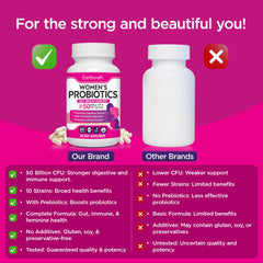 Earthcraft Probiotics ingredients highlight vegan, non-GMO, allergen-free features.
