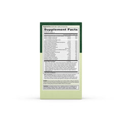 Information card for EarthFirst Organic Prenatal provides dosing guidance for pregnancy.