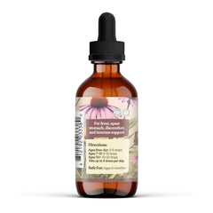 Earthley Wellness Feel Better Fast pour shot demonstrates easy, alcohol-free dosing for kids