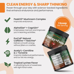EarthNutri scoop pouring into cold water for quick, clean energy