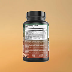 EarthNutri lychee powder after shaking creates a refreshing energy drink
