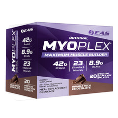 EAS Myoplex maximum muscle bottle shows convenient packaging for quick meals