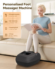 Heat coverage around the full foot for soothing warmth