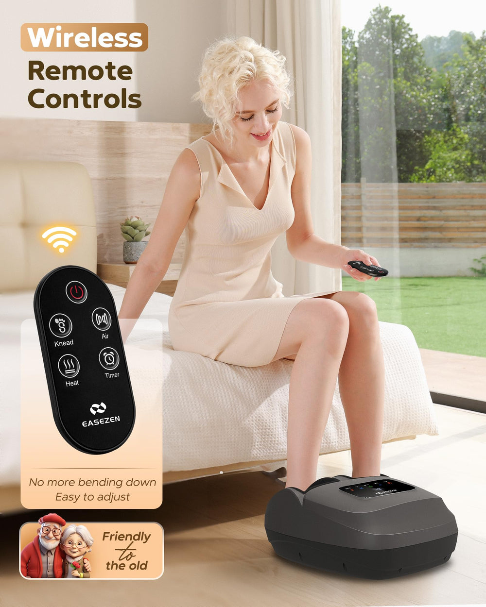 Fully enclosed foot chamber fits a range of sizes for comfort