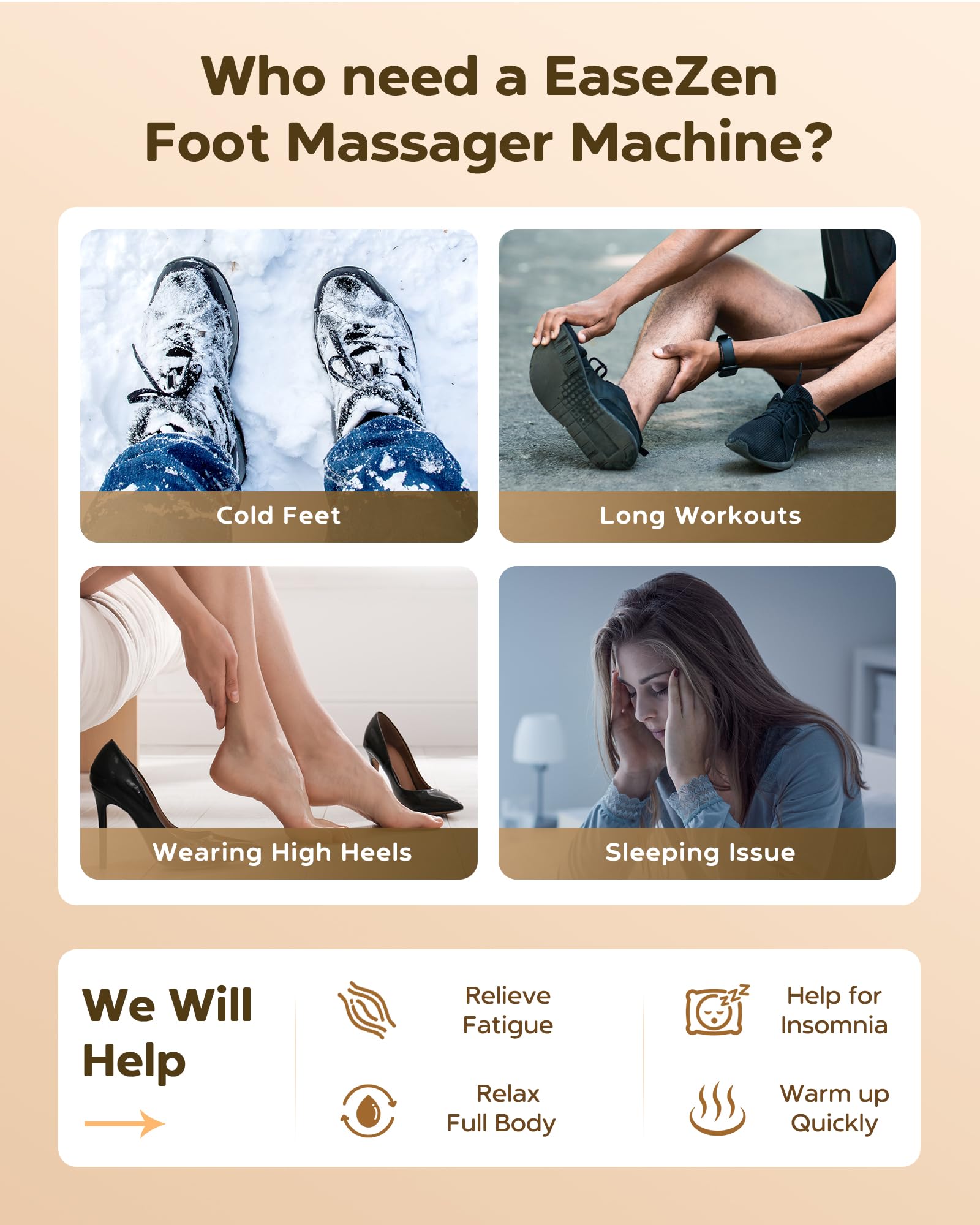 Combined kneading and air compression for balanced massage