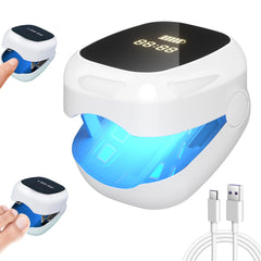 Easheal nail fungus laser device hands-on usage scene emphasizes simple daily sessions