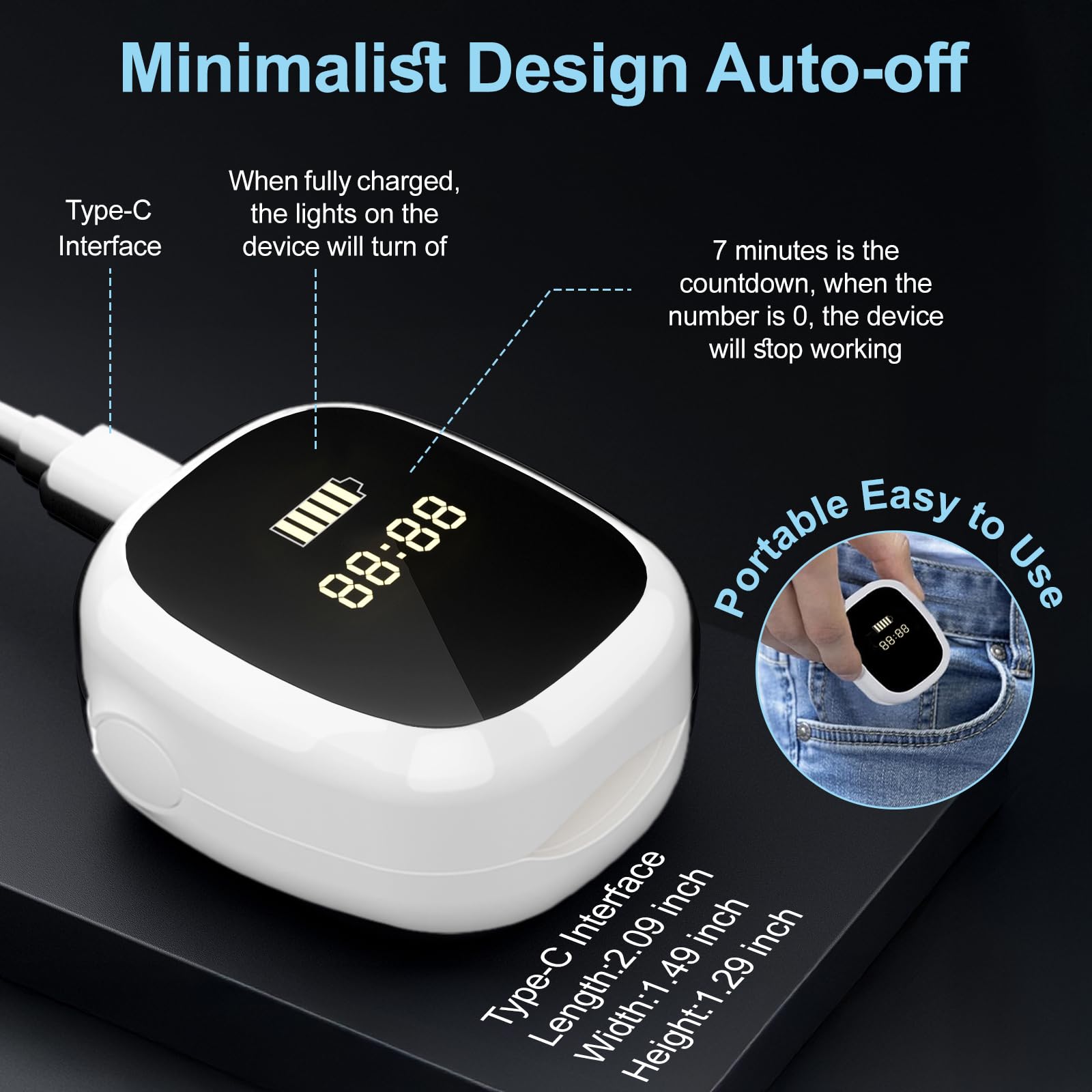 Easheal nail fungus laser device packaging reveals all-in-one home treatment kit