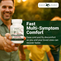 East Park D-Lenolate Plus echinacea feature on label emphasizes traditional immune support.