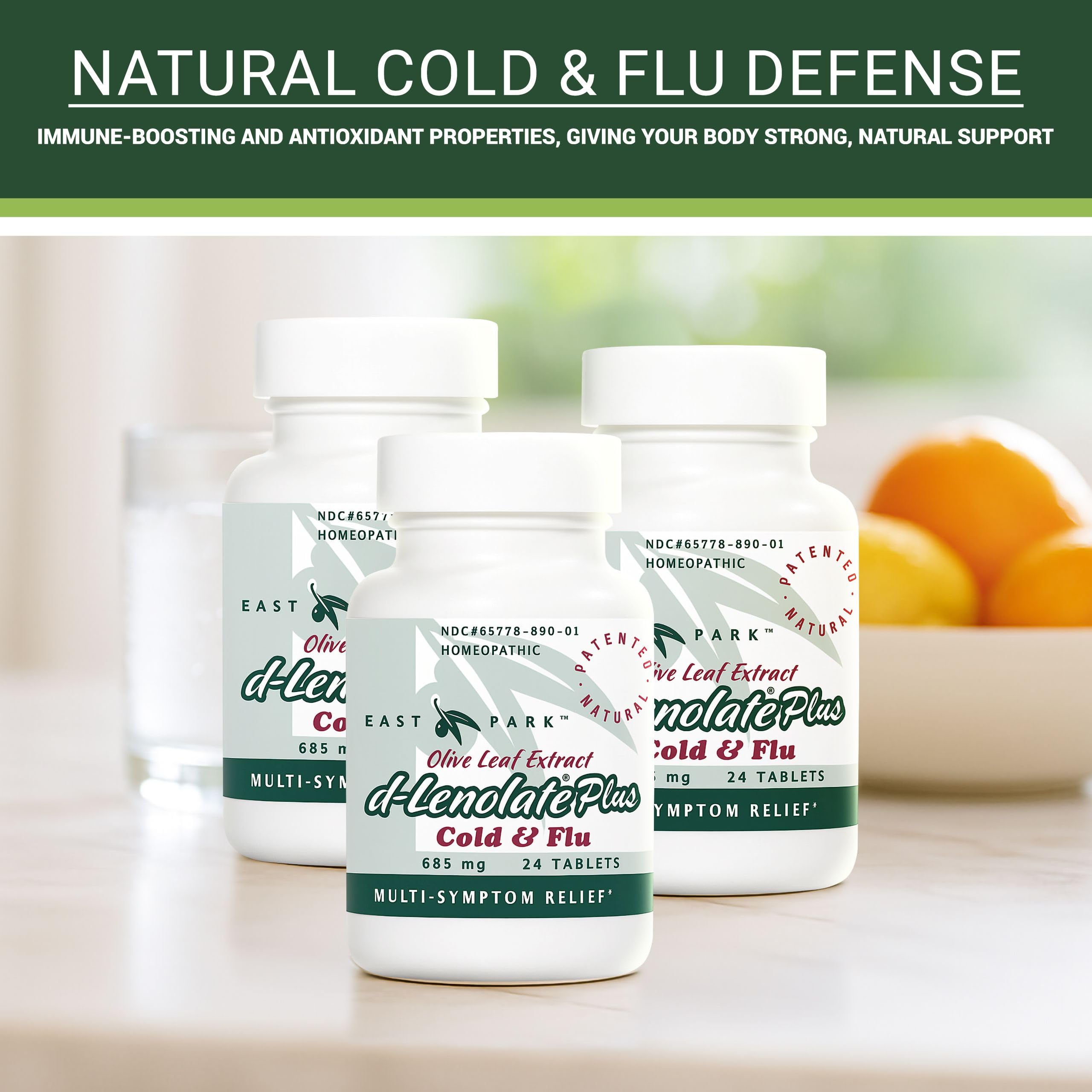 East Park D-Lenolate Plus family dosage chart for adults and kids