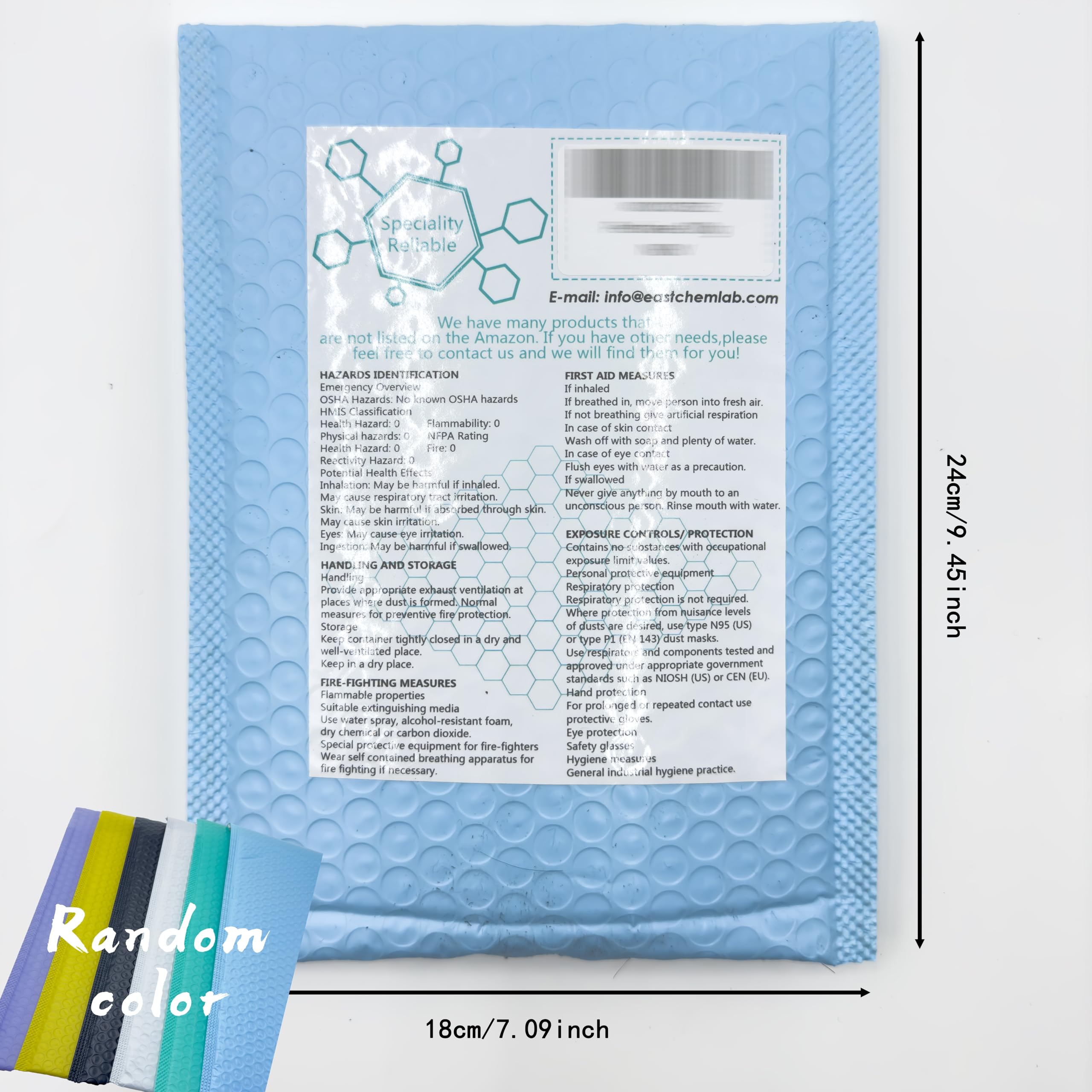 EastChem Cellulase 2000 packaging label with product details for detergents.