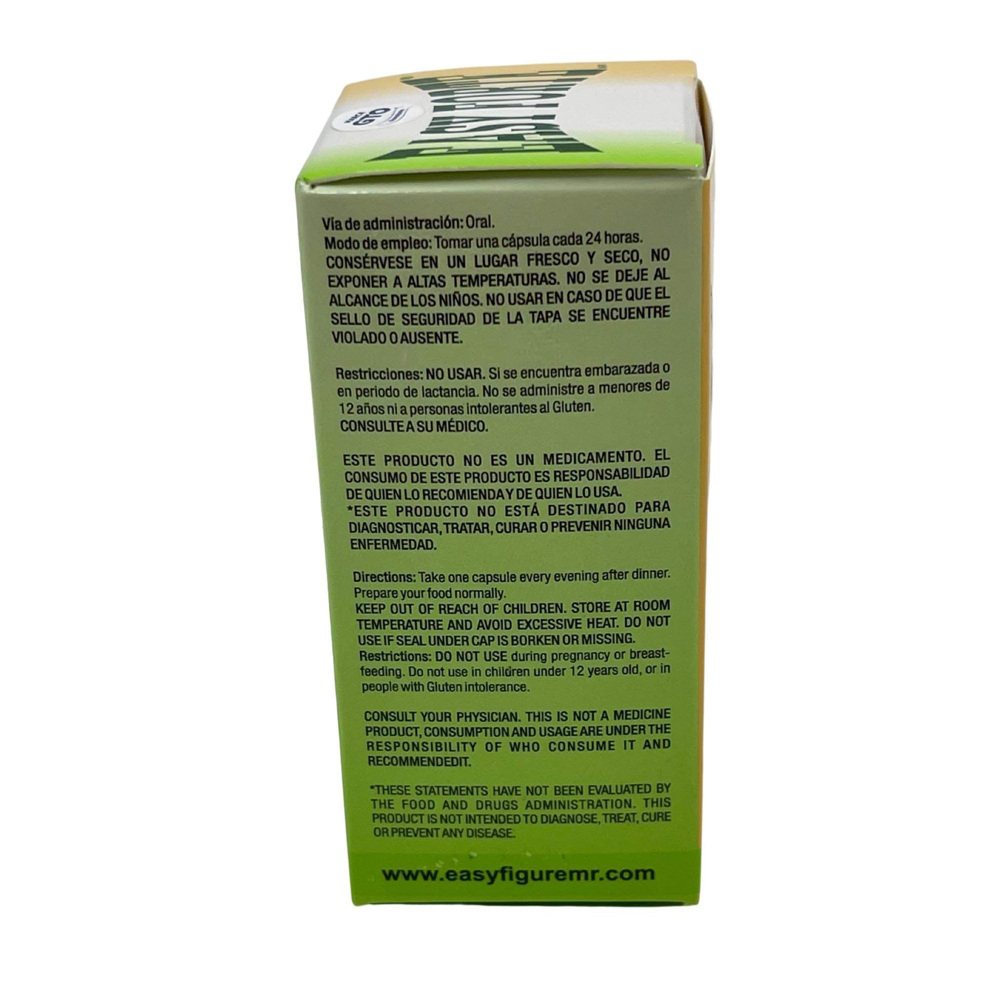 Easy Figure Easy Forte ingredients closeup showcases natural components.