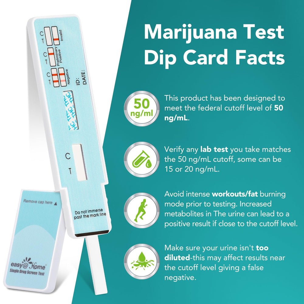 Easy@Home urine collection vial with secure cap for clean samples.