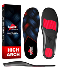 EASYFEET arch-support insoles offer firm arch support for all-day comfort.