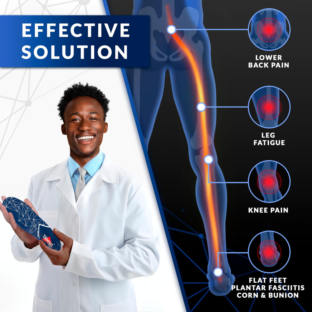 Breathable top layer of EASYFEET insoles keeps feet cool all day.